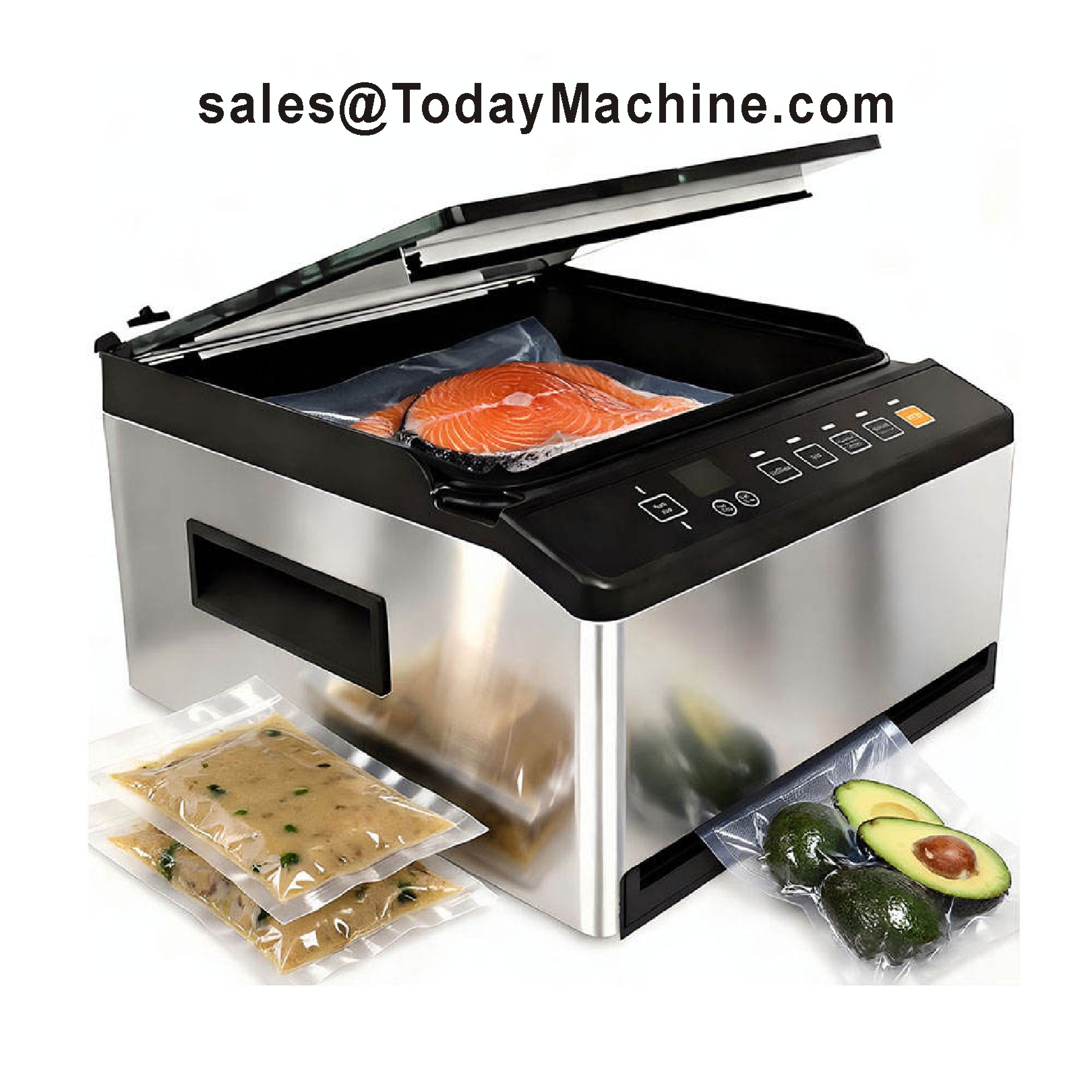 Food Vacuum Sealer Machine - Sigillatrice Sottovuoto Commerciale DZ-260 per Alimenti,