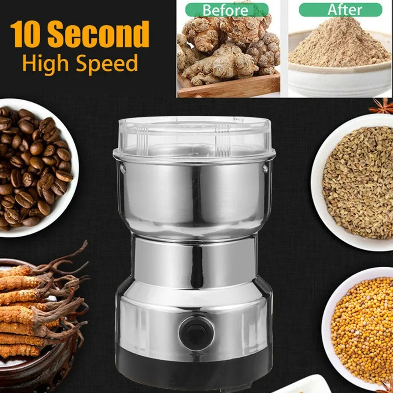 Coffee Bean Grinder Electric - Macinacaffè Elettrico 110V-220V per Casa e