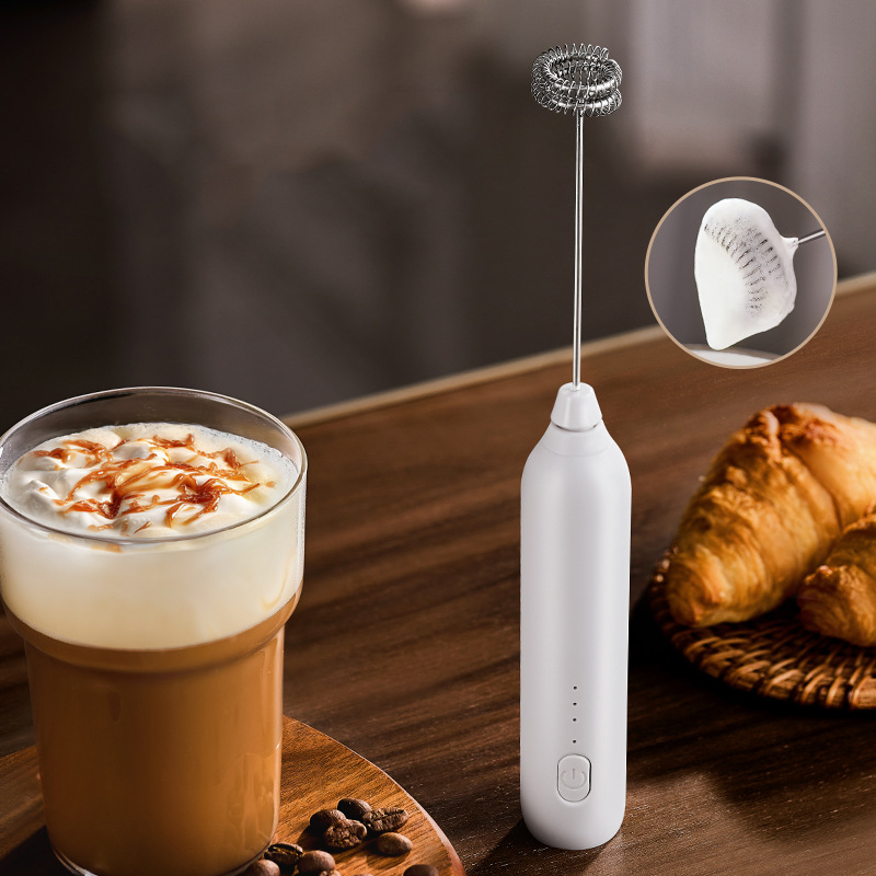 Electric Milk Frother Handheld - Frullatore elettrico portatile per montare il
