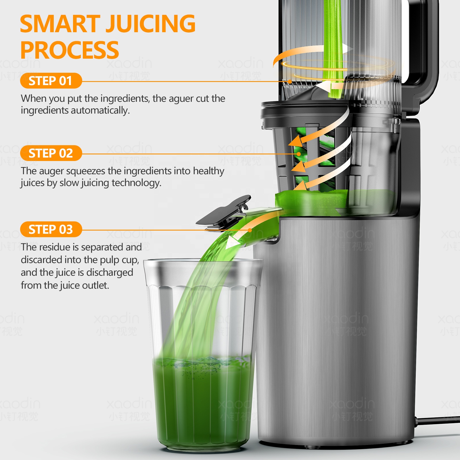 Estrattore di Succo a Freddo E - Electric Slow Juicer Cold Press recensione e prezzo