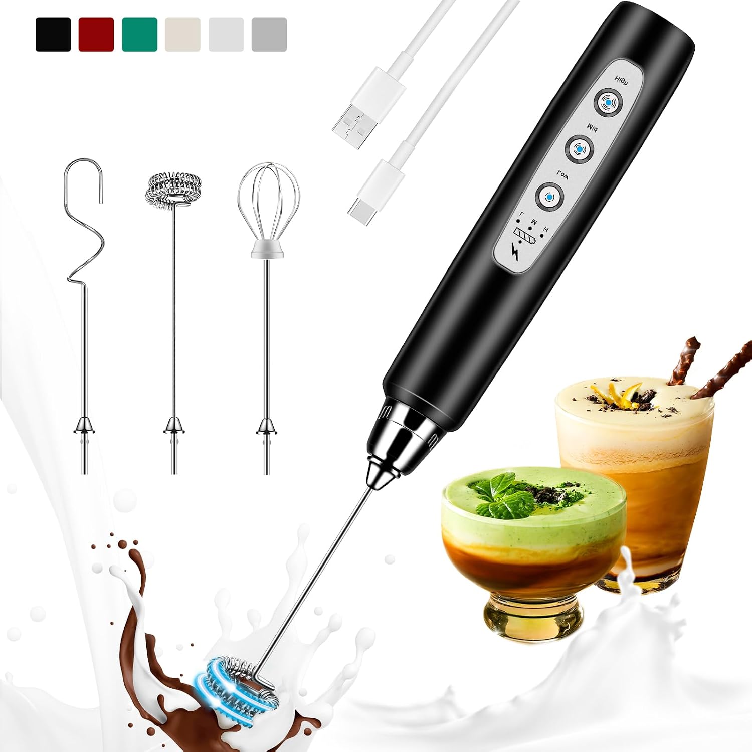 Montalatte Ricaricabile Portat - Electric Milk Frother Handheld recensione e prezzo